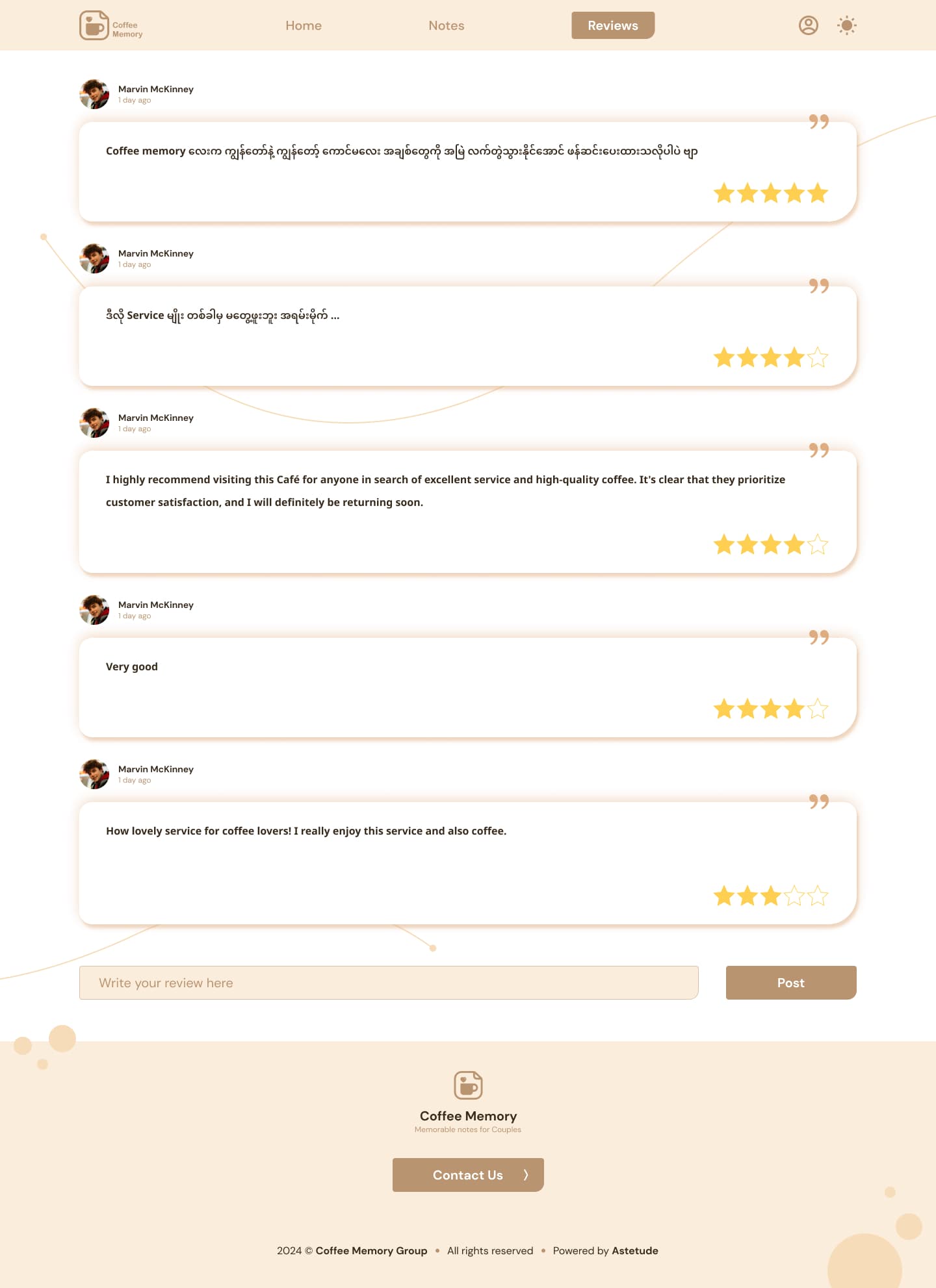 Reviews